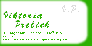 viktoria prelich business card